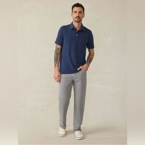 Faherty- Stretch Terry 5 Pocket Pants- Color/Iron- 35x30-   Excellent Condition!